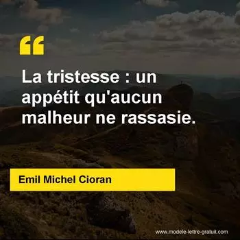Citation Emil Michel Cioran
