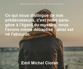 Citation de Emil Michel Cioran