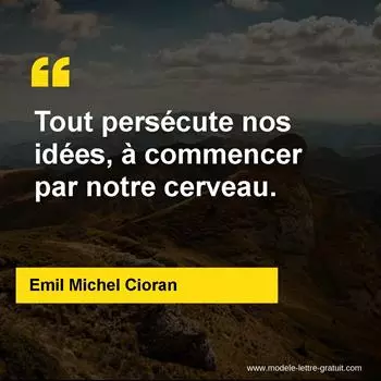 Citation Emil Michel Cioran