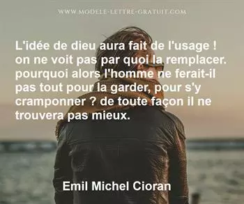 Citation de Emil Michel Cioran