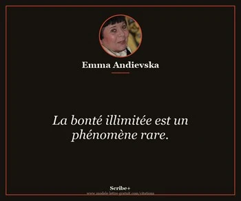 Citation de Emma Andievska