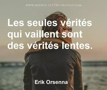 Citation de Erik Orsenna