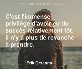 Citation de Erik Orsenna