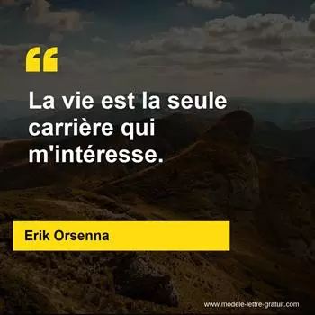 Citation Erik Orsenna