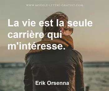 Citation de Erik Orsenna