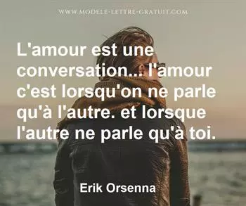 Citation de Erik Orsenna