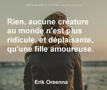 Citation de Erik Orsenna