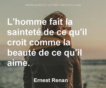 Citation de Ernest Renan