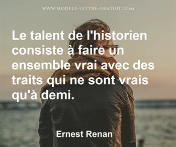 Citation de Ernest Renan