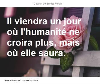 Citations Ernest Renan