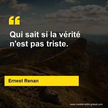Citation Ernest Renan