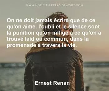 Citation de Ernest Renan