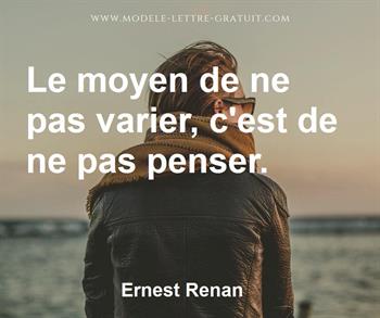 Citation de Ernest Renan