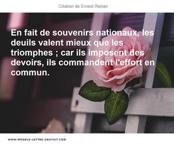Citations Ernest Renan