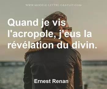 Citation de Ernest Renan