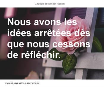 Citations Ernest Renan