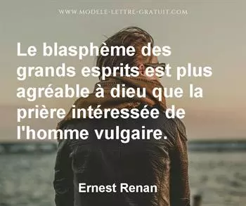 Citation de Ernest Renan