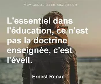 Citation de Ernest Renan