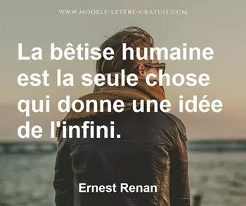 Citation de Ernest Renan
