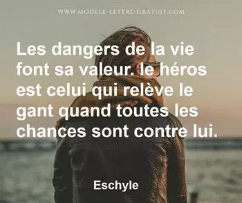 Citation de Eschyle