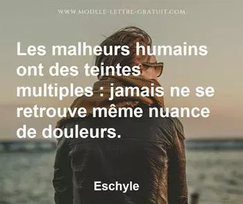 Citation de Eschyle