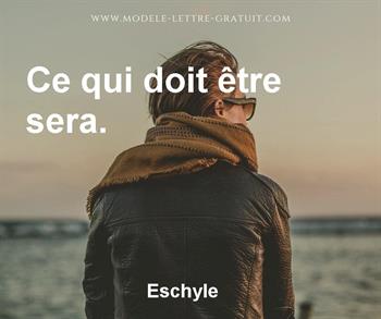 Citation de Eschyle