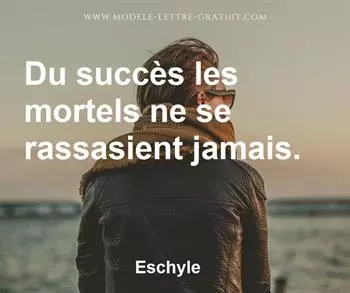 Citation de Eschyle