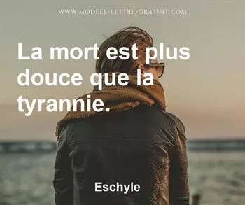 Citation de Eschyle