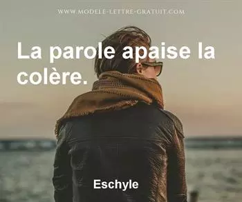 Citation de Eschyle