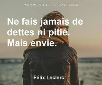 Citation de Félix Leclerc