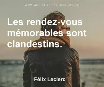 Citation de Félix Leclerc