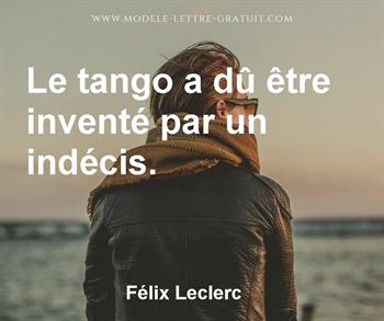 Citation de Félix Leclerc