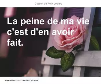 Citations Félix Leclerc