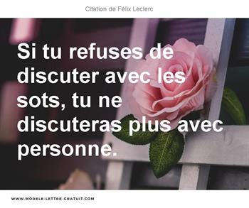 Citations Félix Leclerc