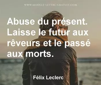 Citation de Félix Leclerc
