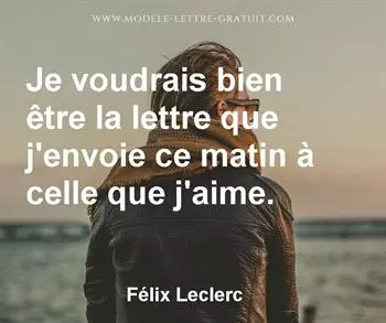 Citation de Félix Leclerc