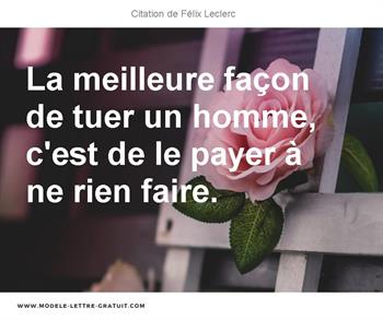 Citations Félix Leclerc