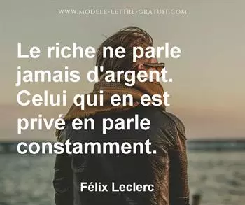 Citation de Félix Leclerc