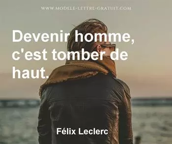 Citation de Félix Leclerc