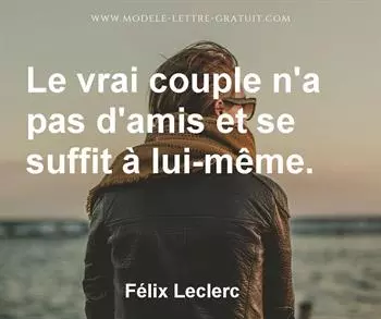 Citation de Félix Leclerc
