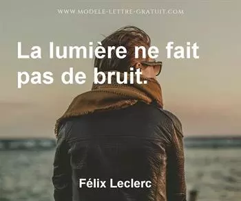 Citation de Félix Leclerc