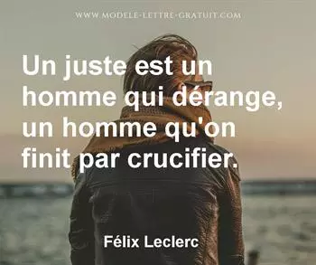 Citation de Félix Leclerc