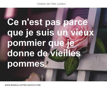 Citations Félix Leclerc