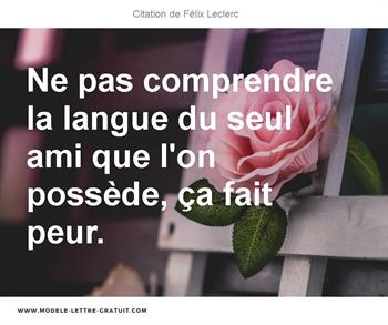 Citations Félix Leclerc