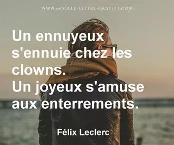 Citation de Félix Leclerc
