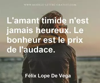 Citation de Félix Lope De Vega