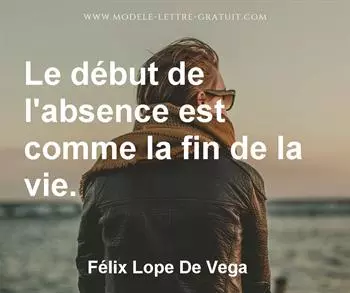Citation de Félix Lope De Vega