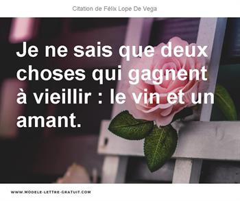 Citations Félix Lope De Vega
