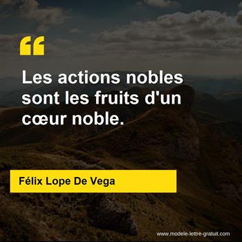 Citation Félix Lope De Vega