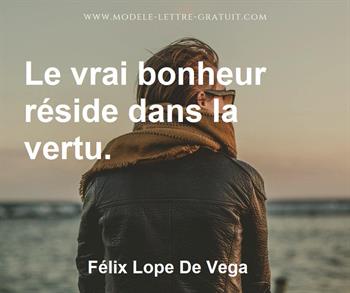 Citation de Félix Lope De Vega